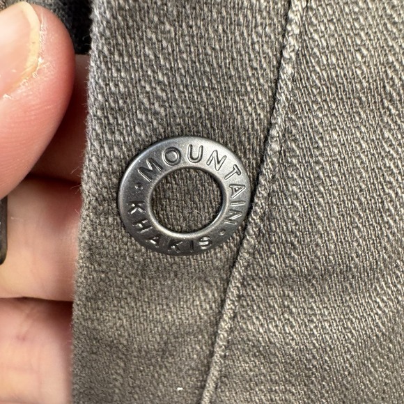 Mountain Khakis Army Green Sherpa Lined Canvas Jacket Women's Small Workwear - Picture 14 of 15